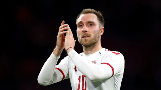 Eriksen, con Dinamarca Eriksen, con Dinamarca