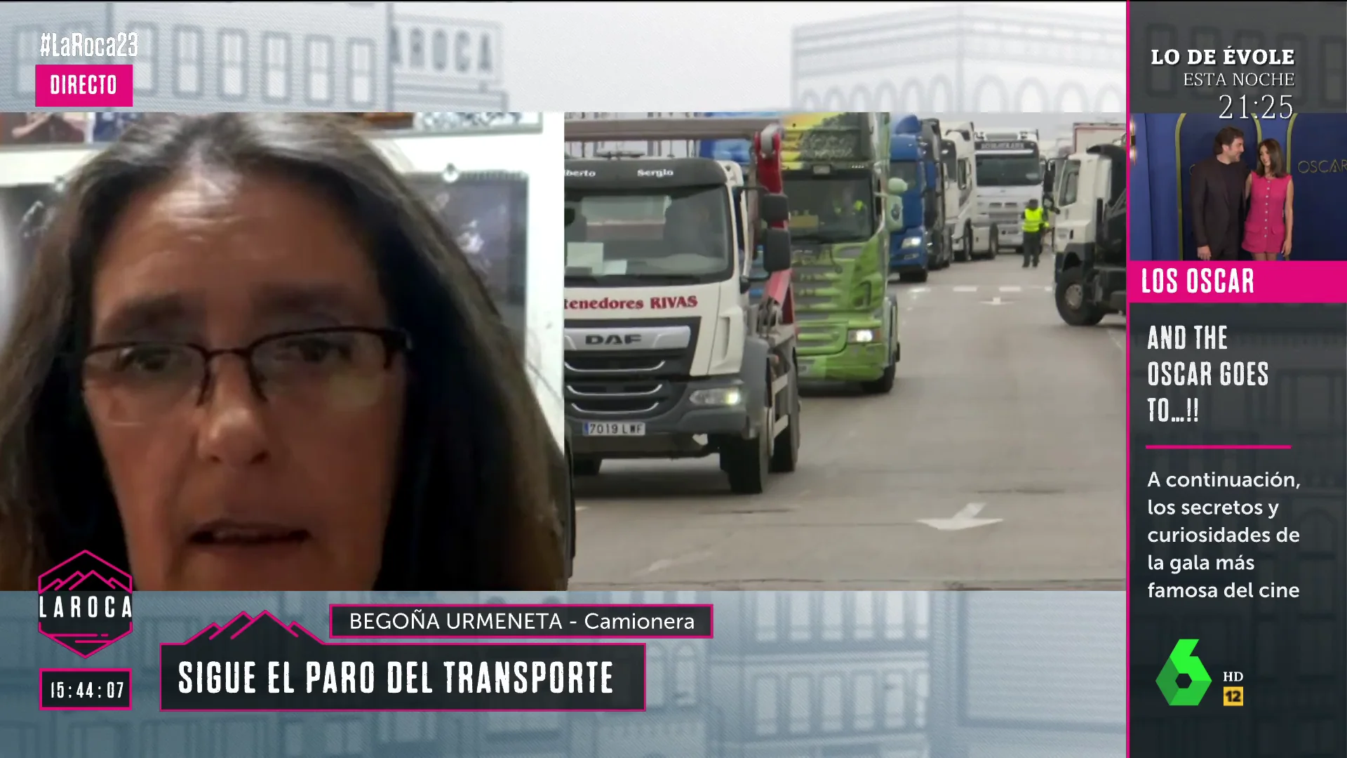 Begoña Urmeneta, camionera