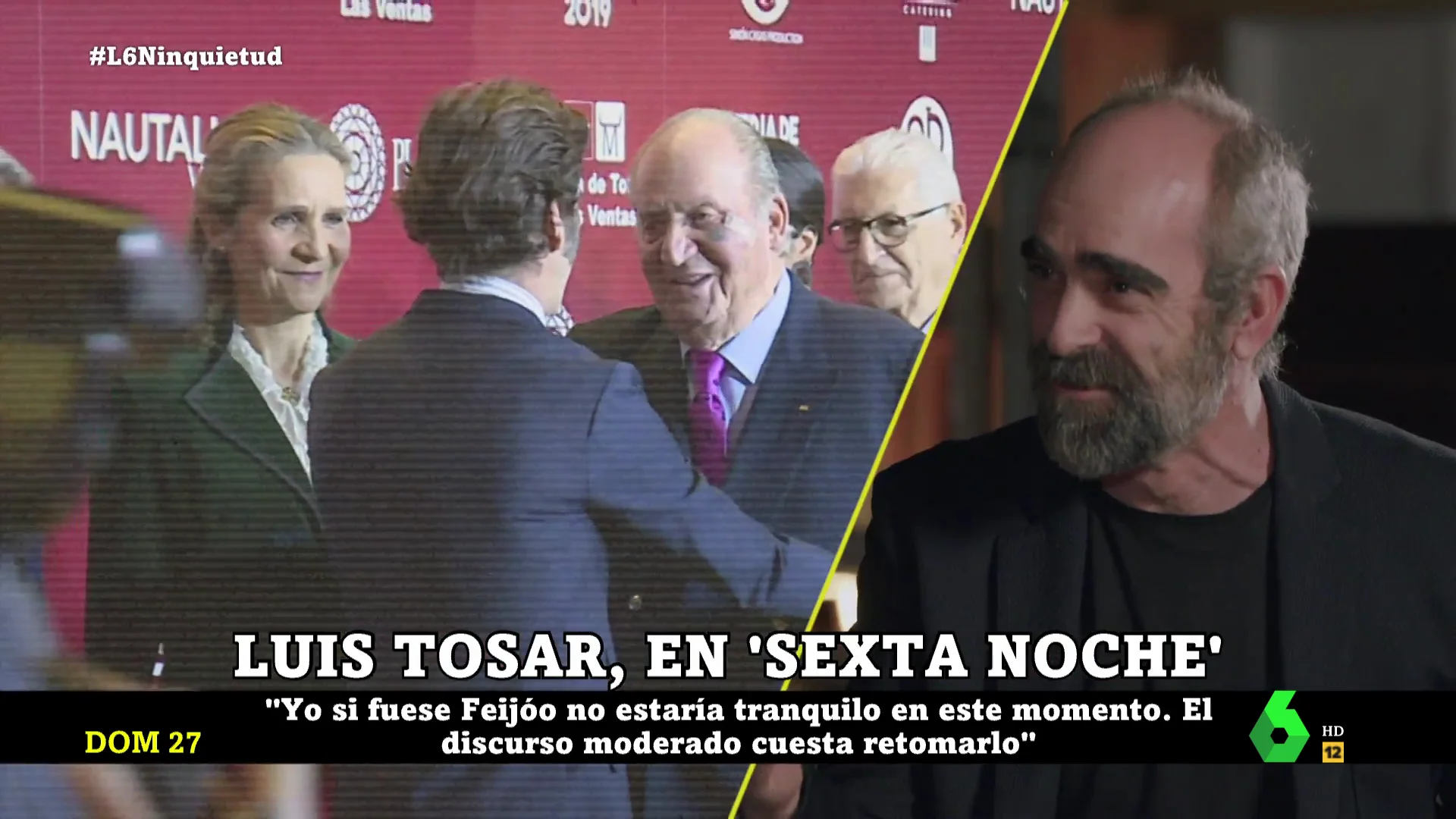 Luis Tosar: "En algún momento deberíamos pensar que tener una monarquía no es muy de este milenio"