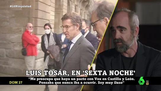 El tajante comentario de Luis Tosar sobre la relación entre Feijóo y Ayuso El tajante comentario de Luis Tosar sobre la relación entre Feijóo y Ayuso