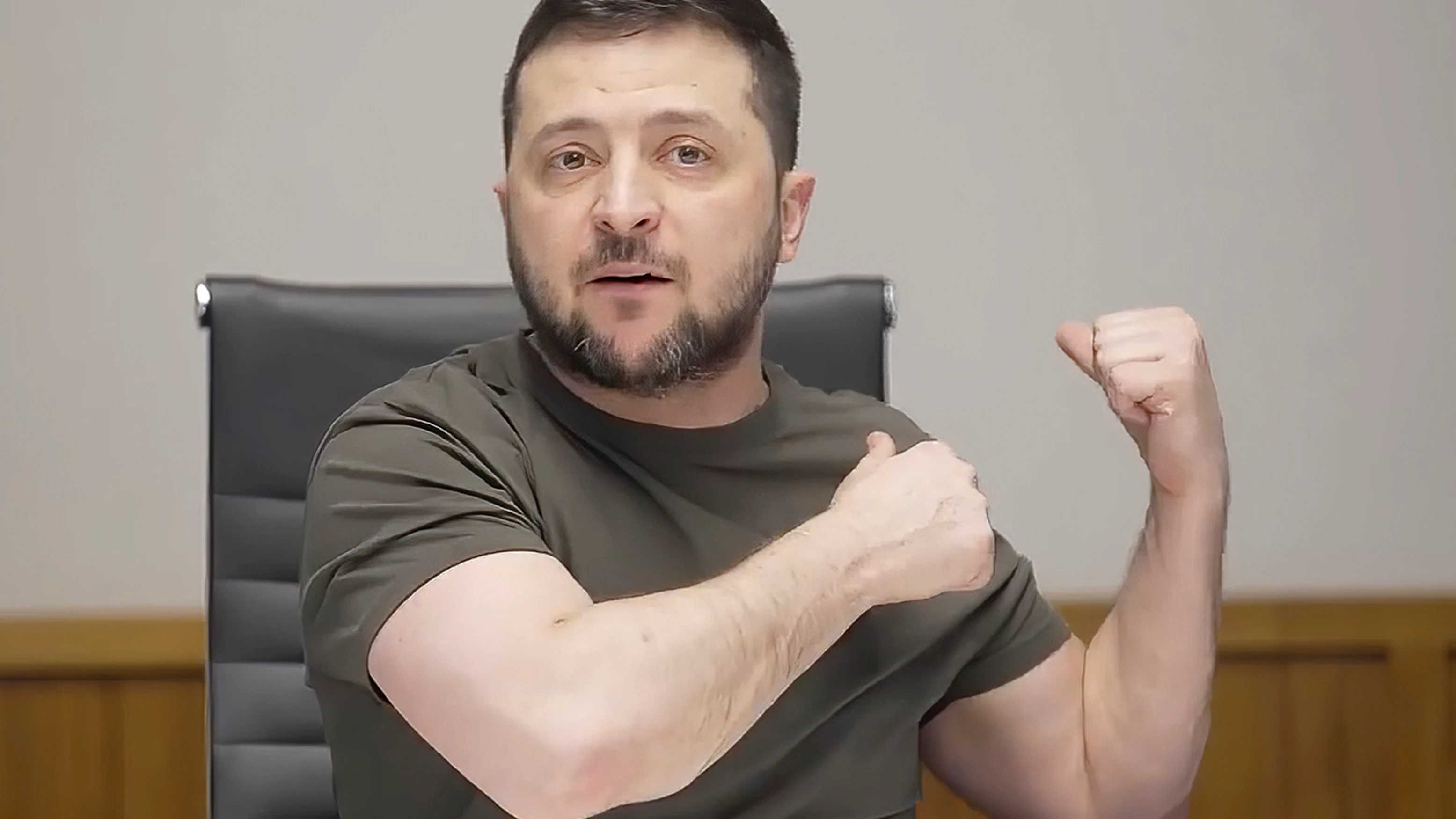 El presidente de Ucrania, Volódimir Zelenski. El presidente de Ucrania, Volódimir Zelenski.