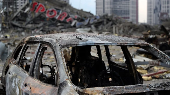 Imagen de un ataque ruso en Ucrania Imagen de un ataque ruso en Ucrania