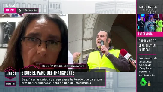 Begoña Urmeneta, camionera asalariada Begoña Urmeneta, camionera asalariada