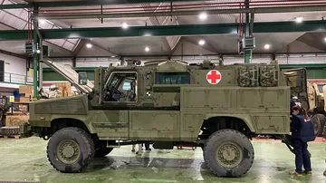 La ambulancia que España envía a Ucrania.