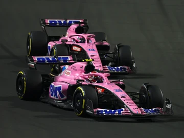 Fernando Alonso y Esteban Ocon Fernando Alonso y Esteban Ocon