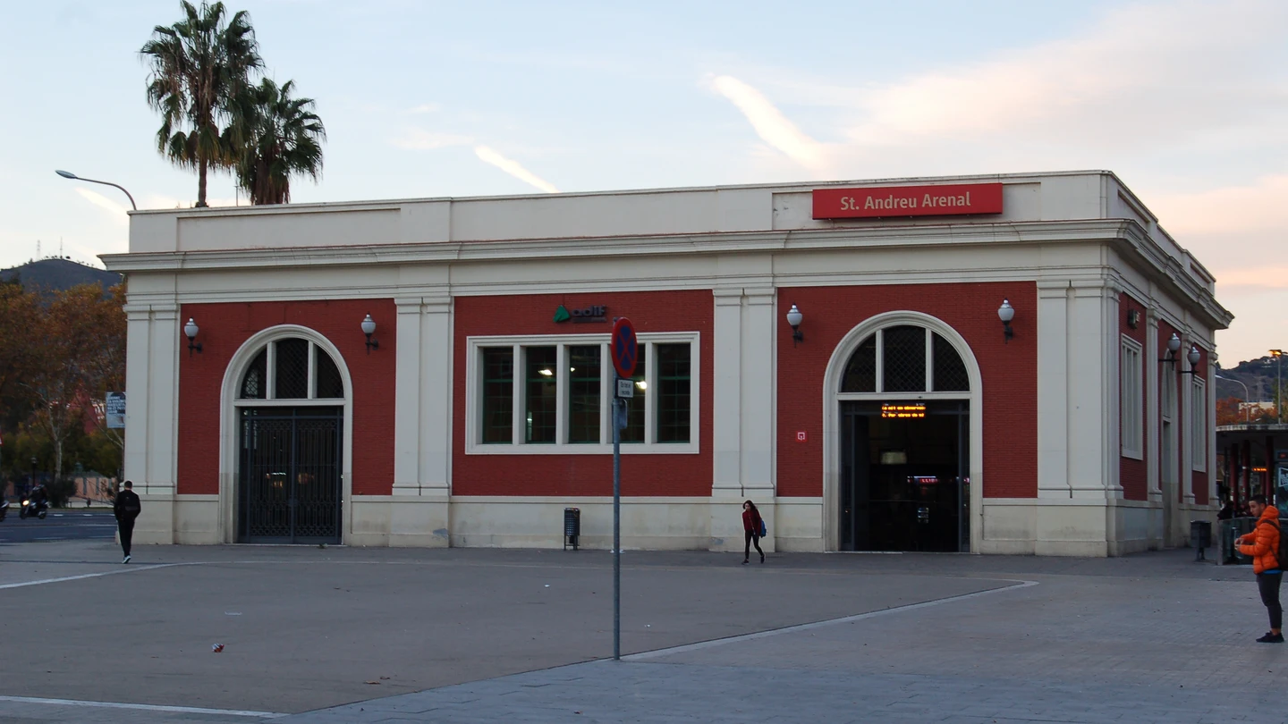 Estación de Fabra i Puig, zona de Barcelona donde tuvo lugar la agresión Estación de Fabra i Puig, zona de Barcelona donde tuvo lugar la agresión