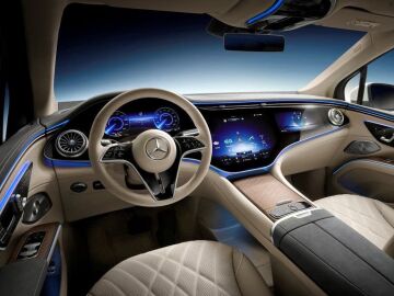 La Hyperscreen también será protagonista en el SUV más lujoso de Mercedes-Benz