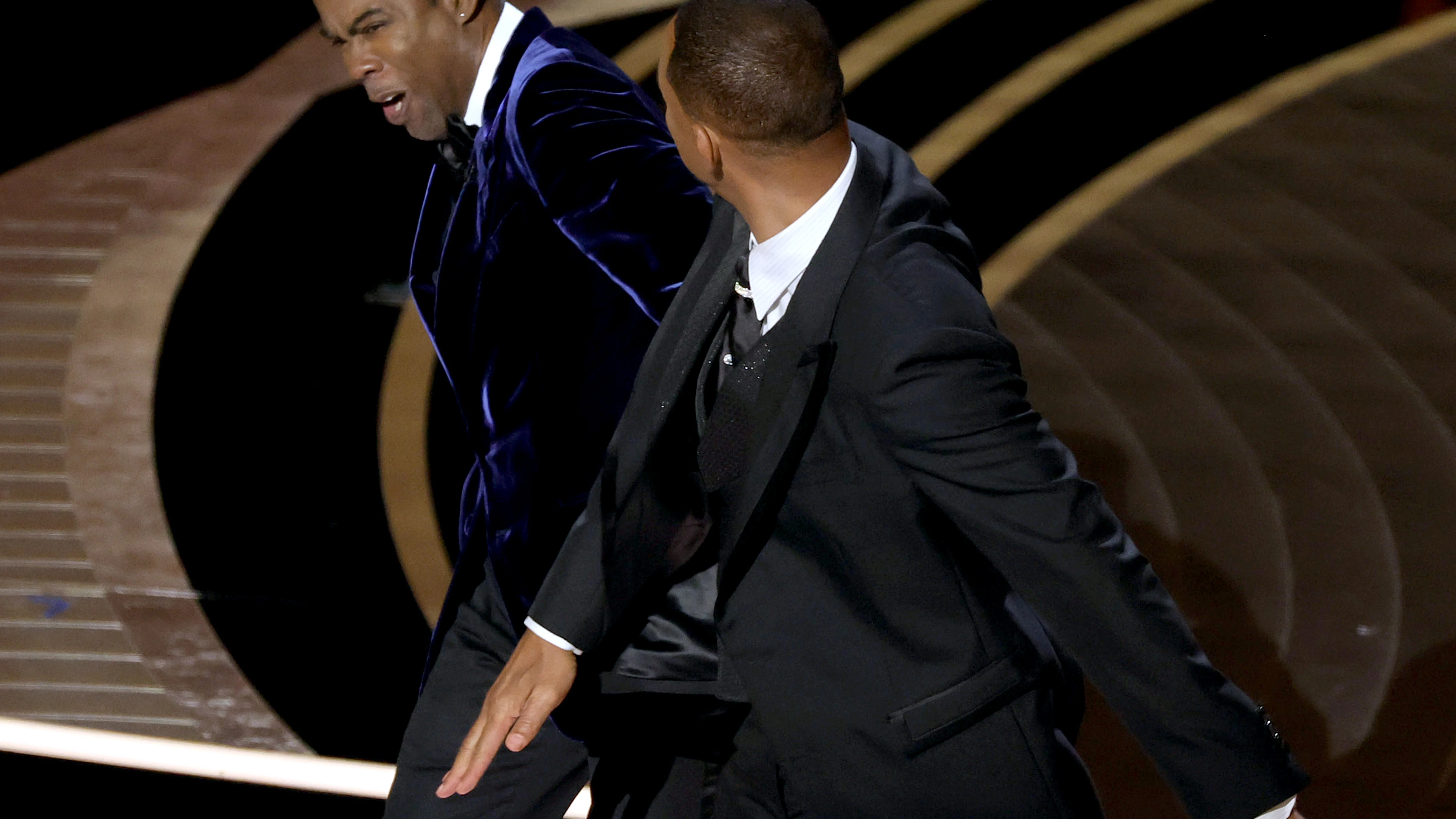 La agresión de Will Smith a Chris Rock en la gala de los Oscar.