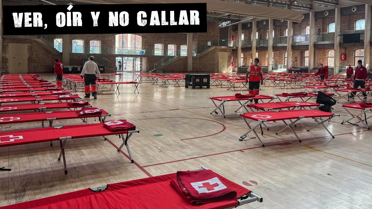 Vista del centro deportivo Daoiz y Velarde, en Retiro