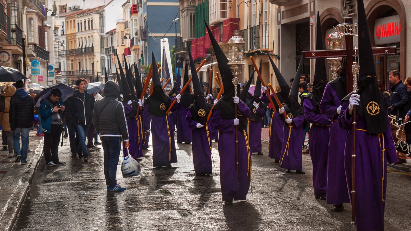 La Semana Santa de Málaga con lluvia La Semana Santa de Málaga con lluvia
