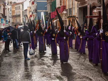 La Semana Santa de Málaga con lluvia La Semana Santa de Málaga con lluvia