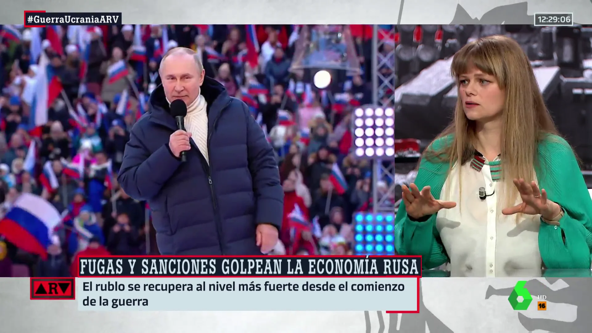 El relato de una periodista crítica que ha huido de Rusia: "Es una dictadura. Es peligroso decir que estás en contra de Putin"