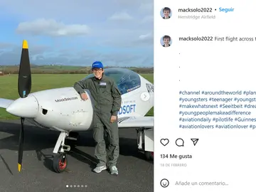 Mack Rutherford en Instagram Mack Rutherford en Instagram