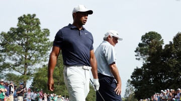 Tiger Woods y Fred Couples