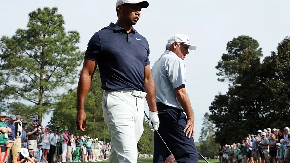 Tiger Woods y Fred Couples