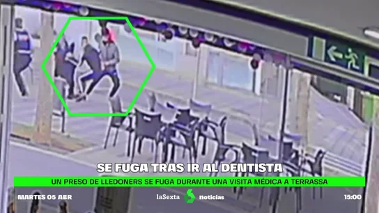 Así ha sido la fuga de película de un preso en Terrassa (Barcelona), tras salir del dentista Así ha sido la fuga de película de un preso en Terrassa (Barcelona), tras salir del dentista