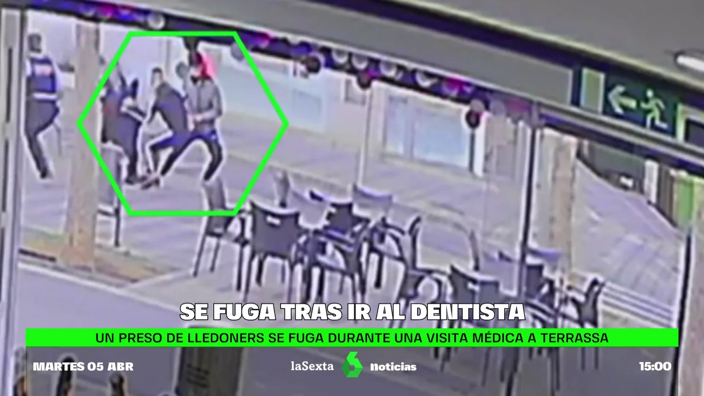 Así ha sido la fuga de película de un preso en Terrassa (Barcelona), tras salir del dentista Así ha sido la fuga de película de un preso en Terrassa (Barcelona), tras salir del dentista