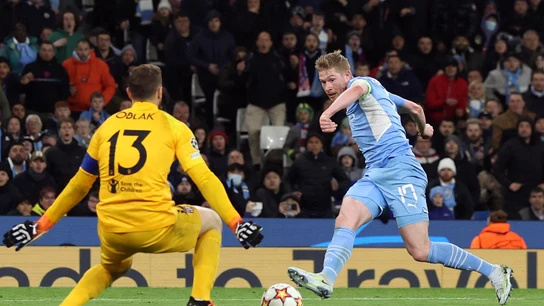 Gol de Kevin de Bruyne al Atlético de Madrid Gol de Kevin de Bruyne al Atlético de Madrid