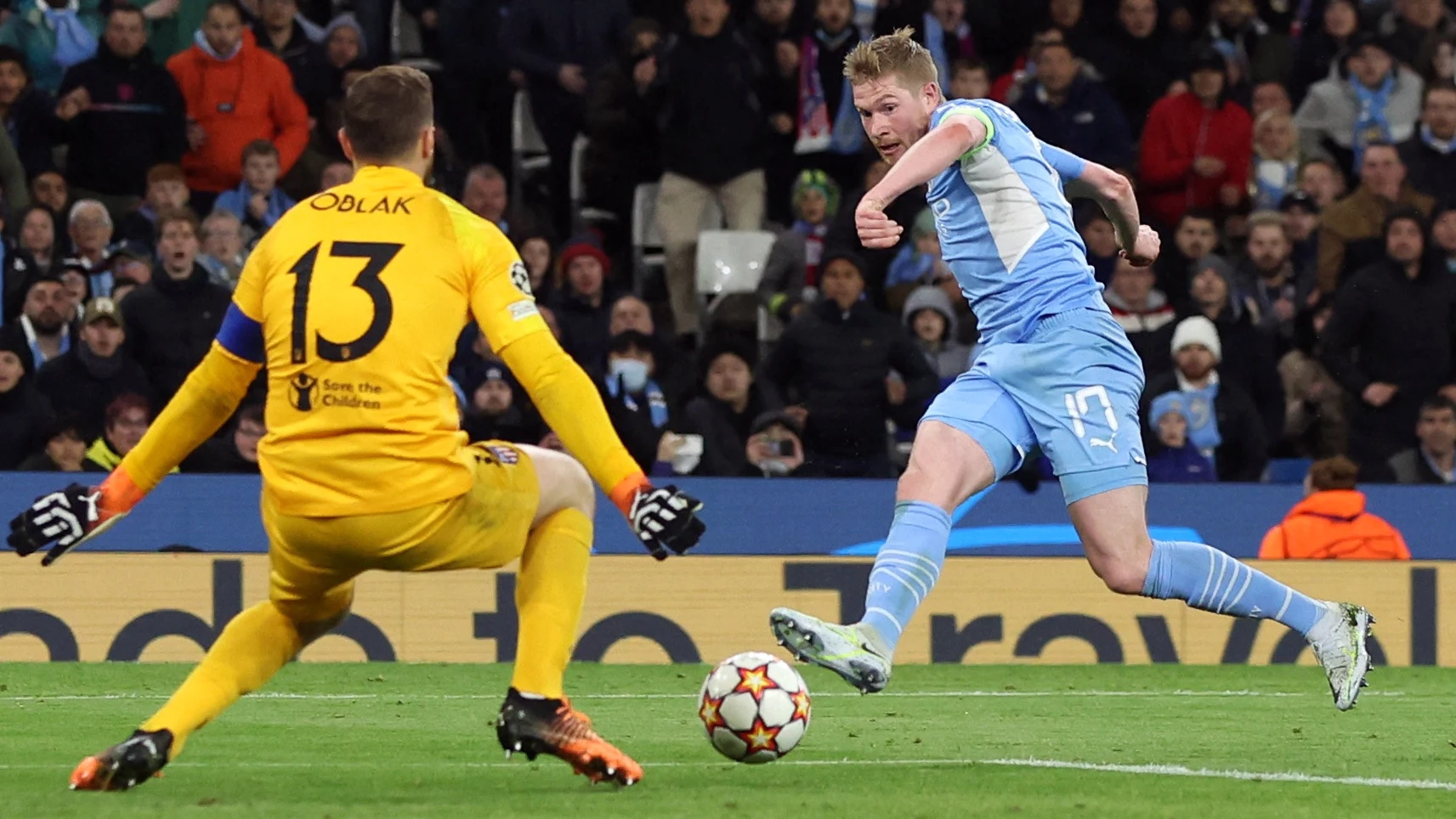 Gol de Kevin de Bruyne al Atlético de Madrid