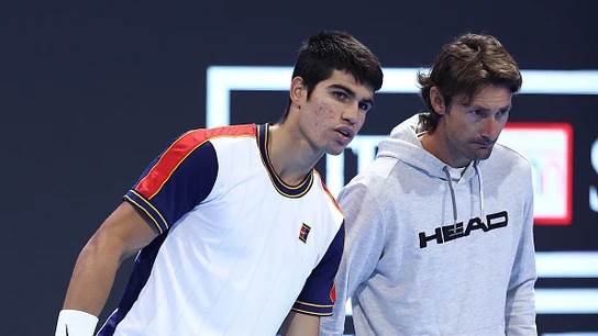 Juan Carlos Ferrero y Carlos Alcaraz Juan Carlos Ferrero y Carlos Alcaraz