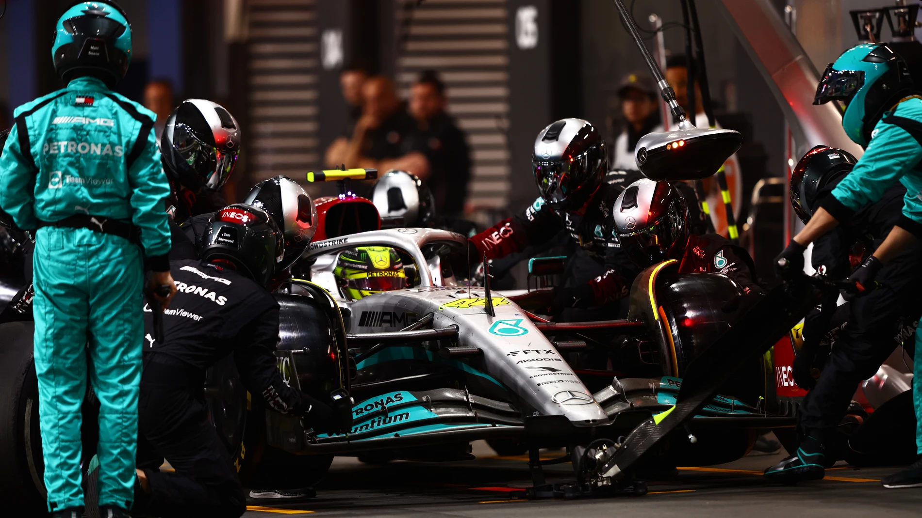 Lewis Hamilton con Mercedes