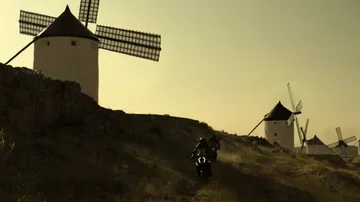 Los famosos molinos de viento de Consuegra, en 'La Casa de Papel'.