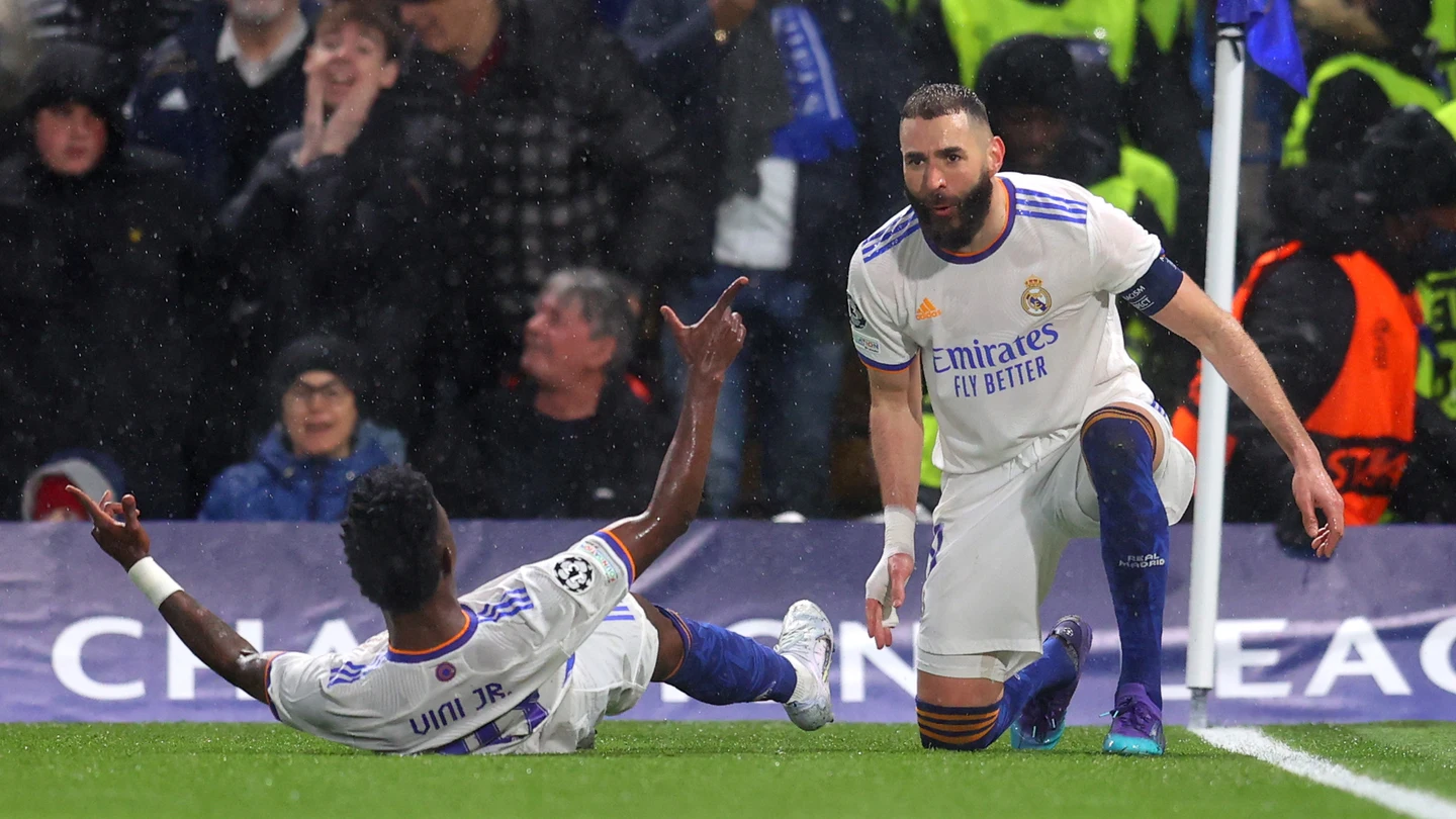Vinicius y Benzema Vinicius y Benzema