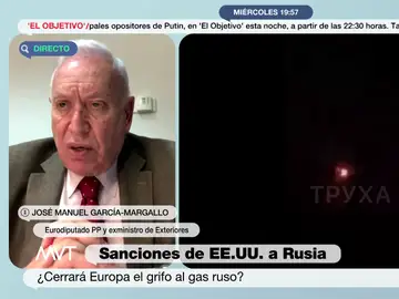 La reflexión de Margallo sobre las sanciones a Putin: &quot;La ayuda para armamento son 1.000 millones, mientras pagamos 36.000 millones a Putin por el gas&quot;