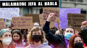 Estudiantes de Zaragoza protestan con motivo del Día de la Mujer