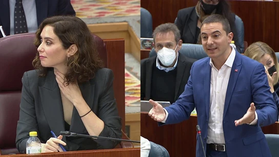 Ayuso y Lobato en la Asamblea de Madrid Ayuso y Lobato en la Asamblea de Madrid