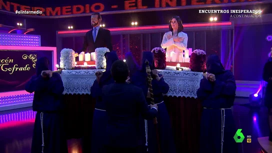 Santa Isabel, Nuestra Señora de Todos los Bares, y San Pablo, Patrón de los Traicionados, se reencuentran en El Intermedio Santa Isabel, Nuestra Señora de Todos los Bares, y San Pablo, Patrón de los Traicionados, se reencuentran en El Intermedio