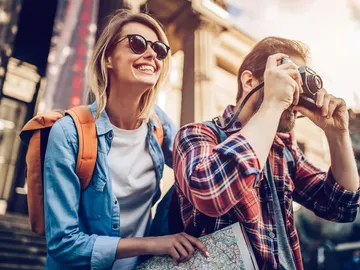 Turistas de viaje Turistas de viaje