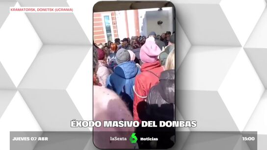 Ucrania pide a su poblaci&oacute;n que huya del Donb&aacute;s porque los bombardeos rusos podr&iacute;an cortar las v&iacute;as de escape