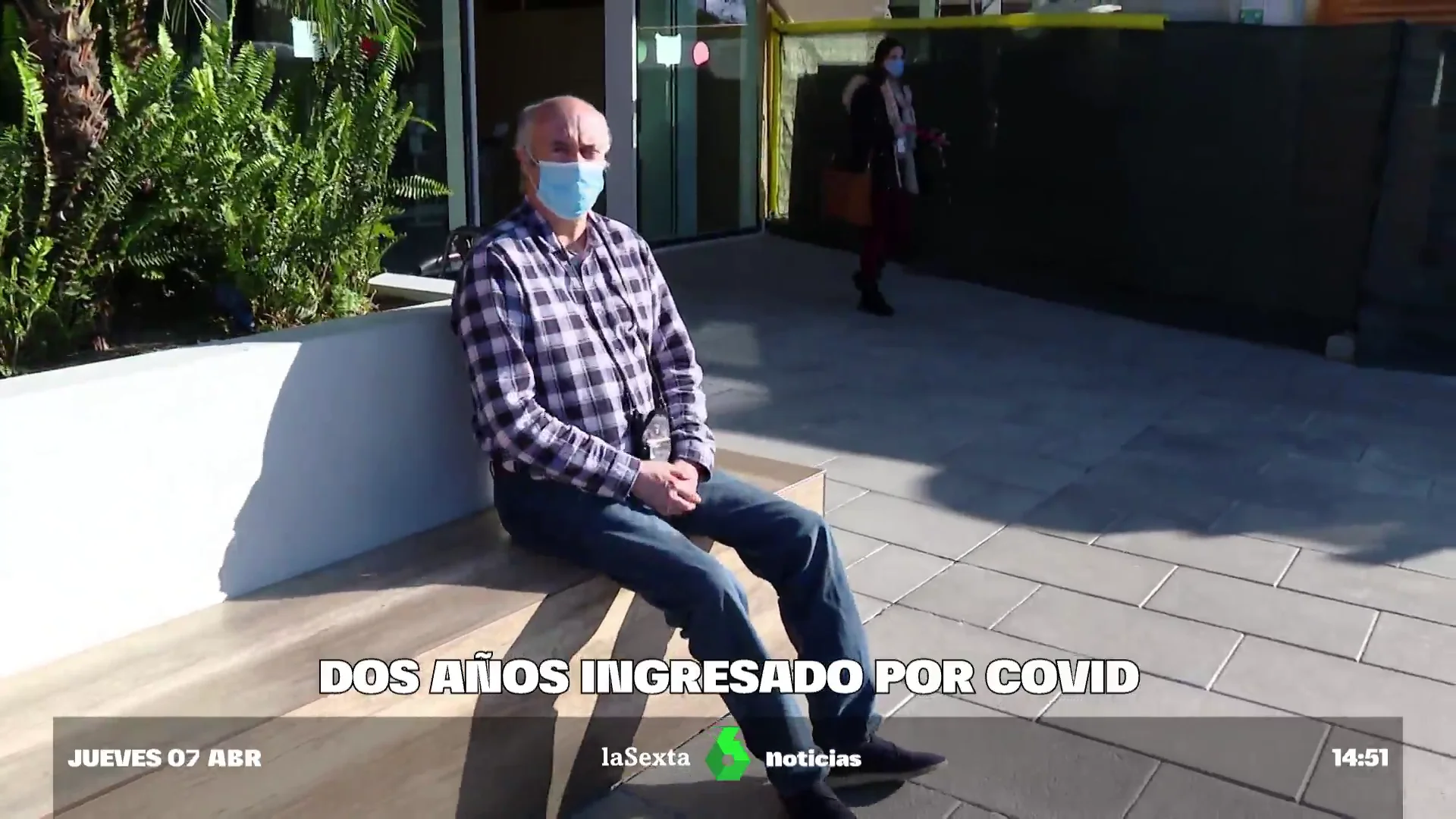 Eduardo, dos años ingresado por COVID-19: "No me dejaban mirarme al espejo" Incapacidad absoluta