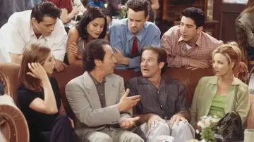 Robin Williams y Billy Crystal en 'Friends'