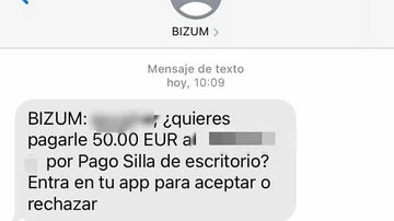 Captura de pantalla del timo