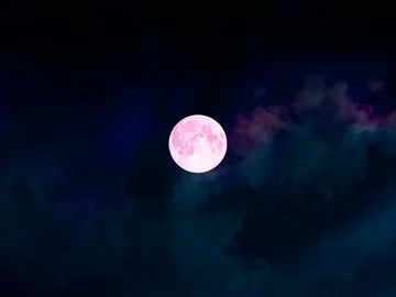 Luna llena rosa Luna llena rosa