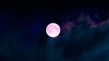 Luna llena rosa