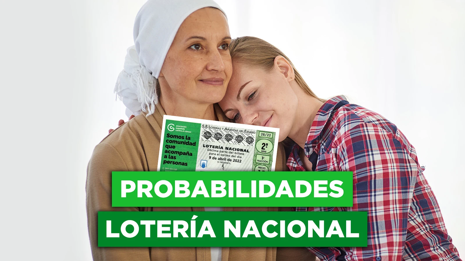 ¿Qué probabilidades tengo de ganar el premio de la Lotería Nacional contra el Cáncer?