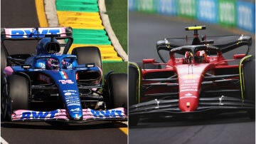 Las nuevas 'armas' de Alpine y Ferrari que hacen soñar a Fernando Alonso y Carlos Sainz en Australia