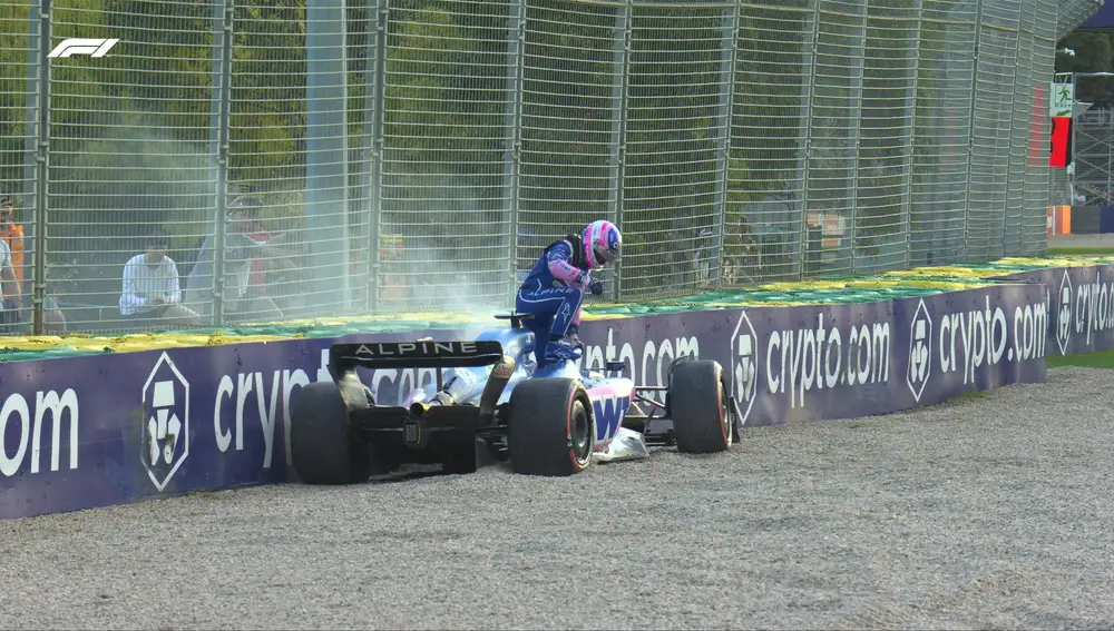 Accidente de Fernando Alonso en Q3