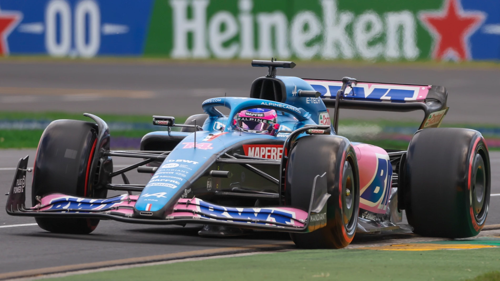 Fernando Alonso, en la clasificación del GP de Australia