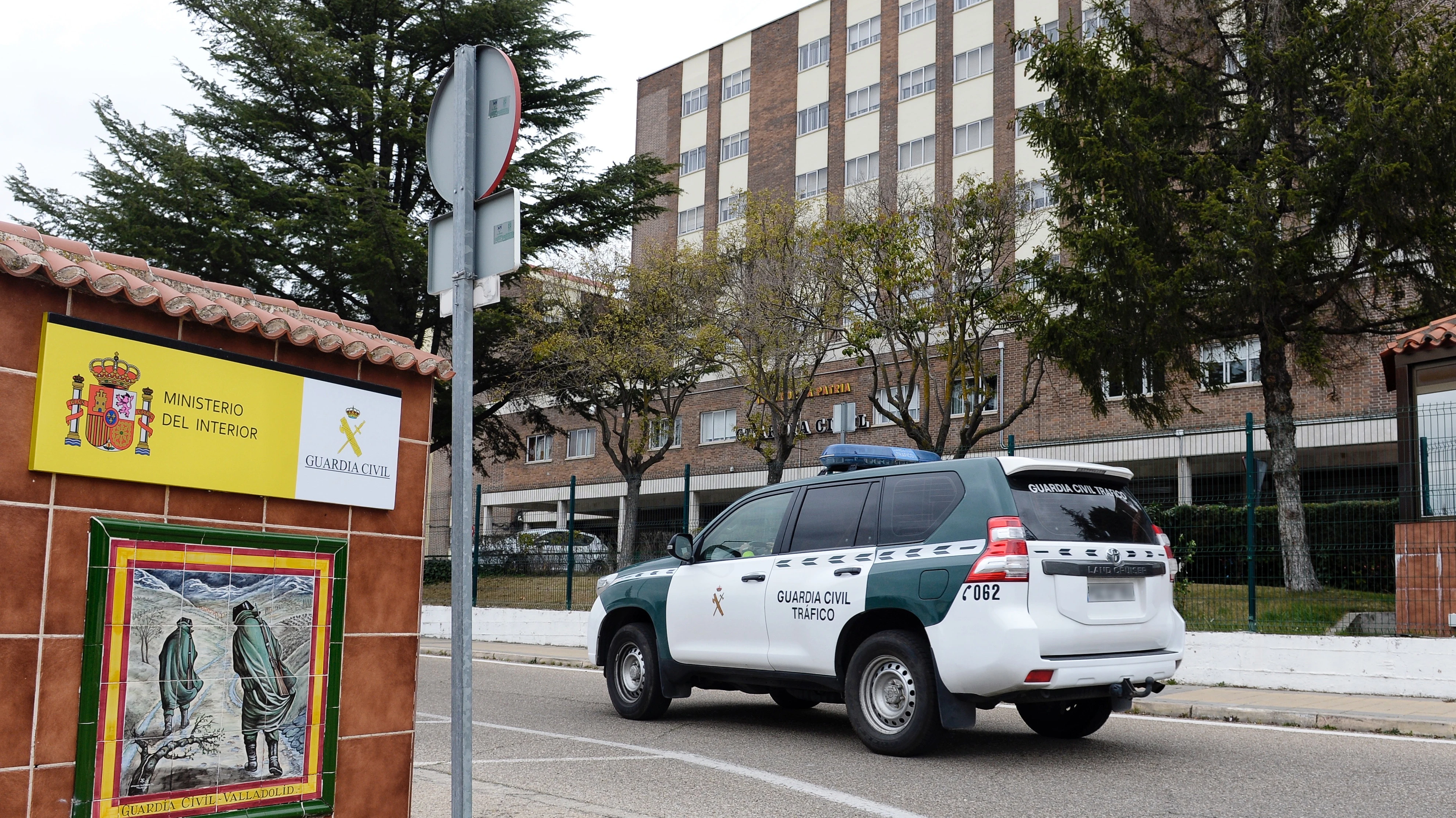 Vista de la Comandancia de la Guardia Civil de Valladolid