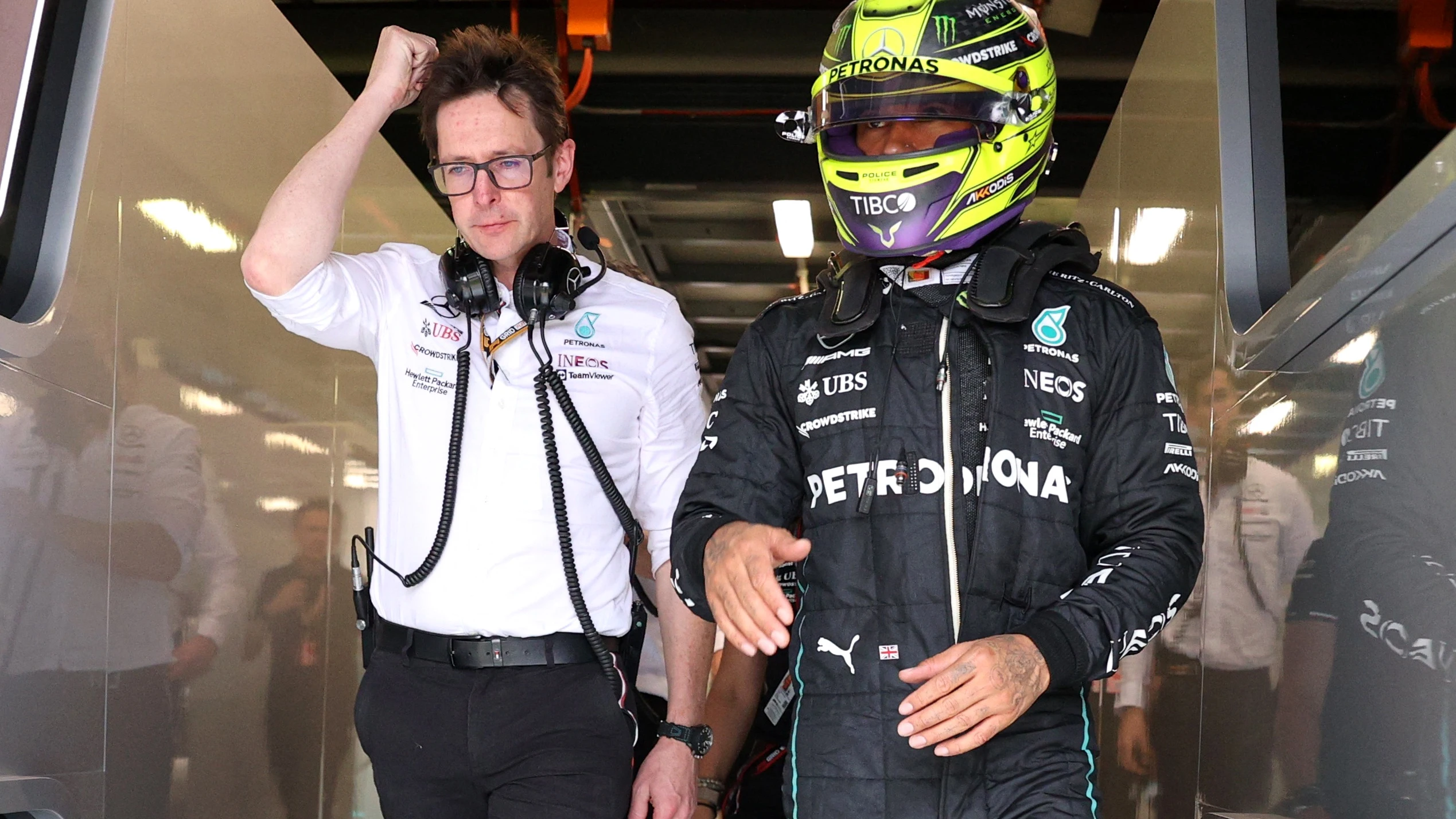 Hamilton, piloto de Mercedes