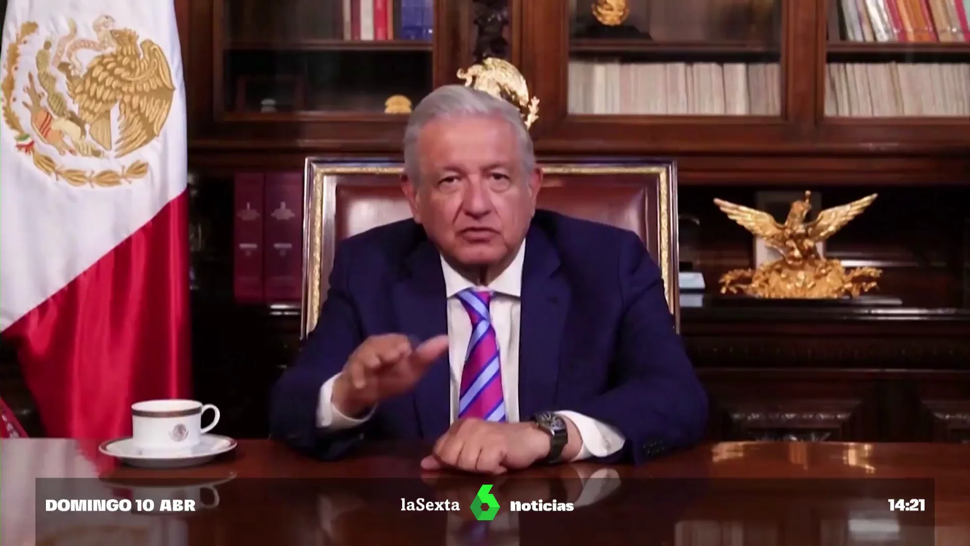López Obrador censura la invasión de Rusia en Ucrania recordando la "invasión de los españoles" en México