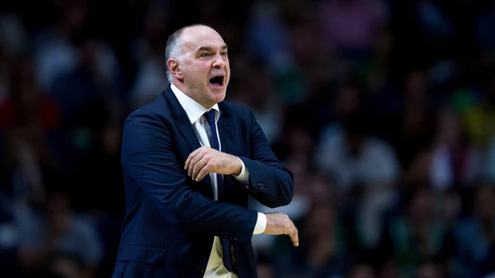 Pablo Laso,enfadado Pablo Laso,enfadado