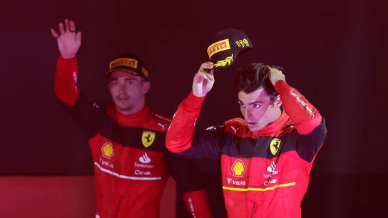 Carlos Sainz y Charles Leclerc Carlos Sainz y Charles Leclerc