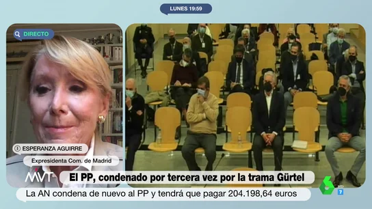 Esperanza Aguirre vuelve a reiterar que "destapó" la Gurtel: "Lo hice sin saberlo" Esperanza Aguirre vuelve a reiterar que "destapó" la Gurtel: "Lo hice sin saberlo"