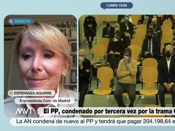 Esperanza Aguirre vuelve a reiterar que &quot;destapó&quot; la Gurtel: &quot;Lo hice sin saberlo&quot;