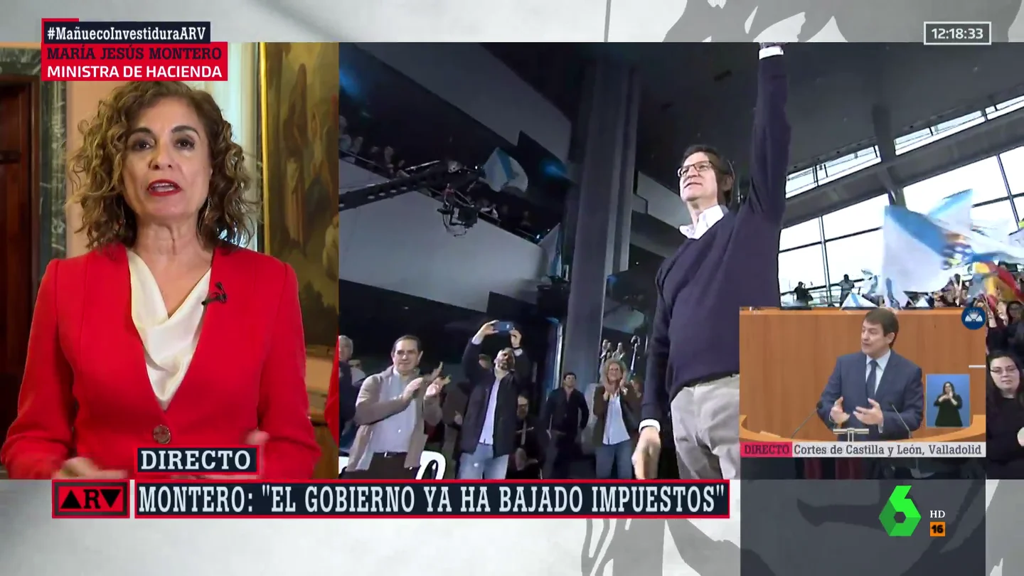 María Jesús Montero, sobre la entrada de Vox en el Gobierno de Castilla y León: "Es un pésimo día" María Jesús Montero, sobre la entrada de Vox en el Gobierno de Castilla y León: "Es un pésimo día"